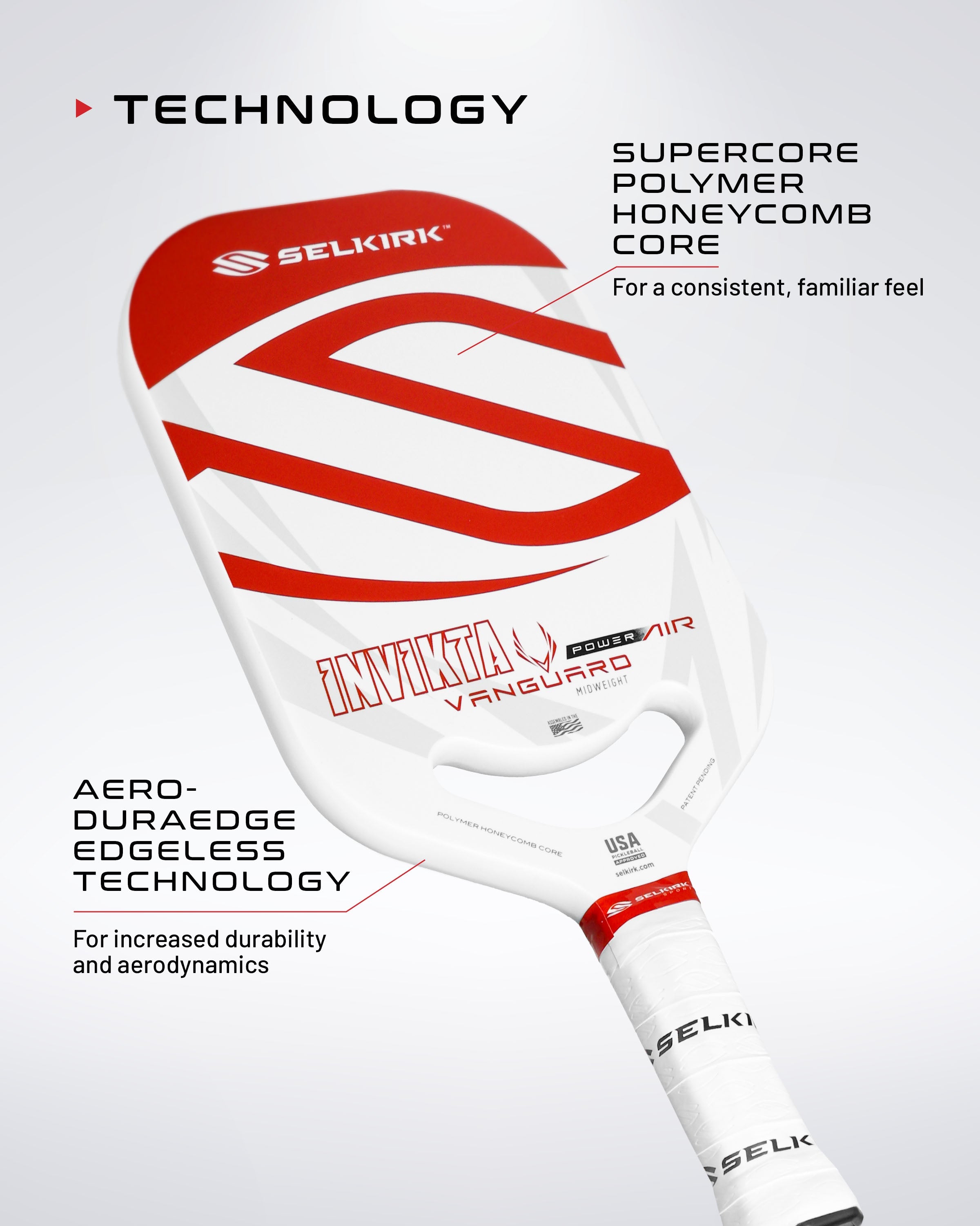 Selkirk VANGUARD Power Air - Epic - Pickleball Paddle