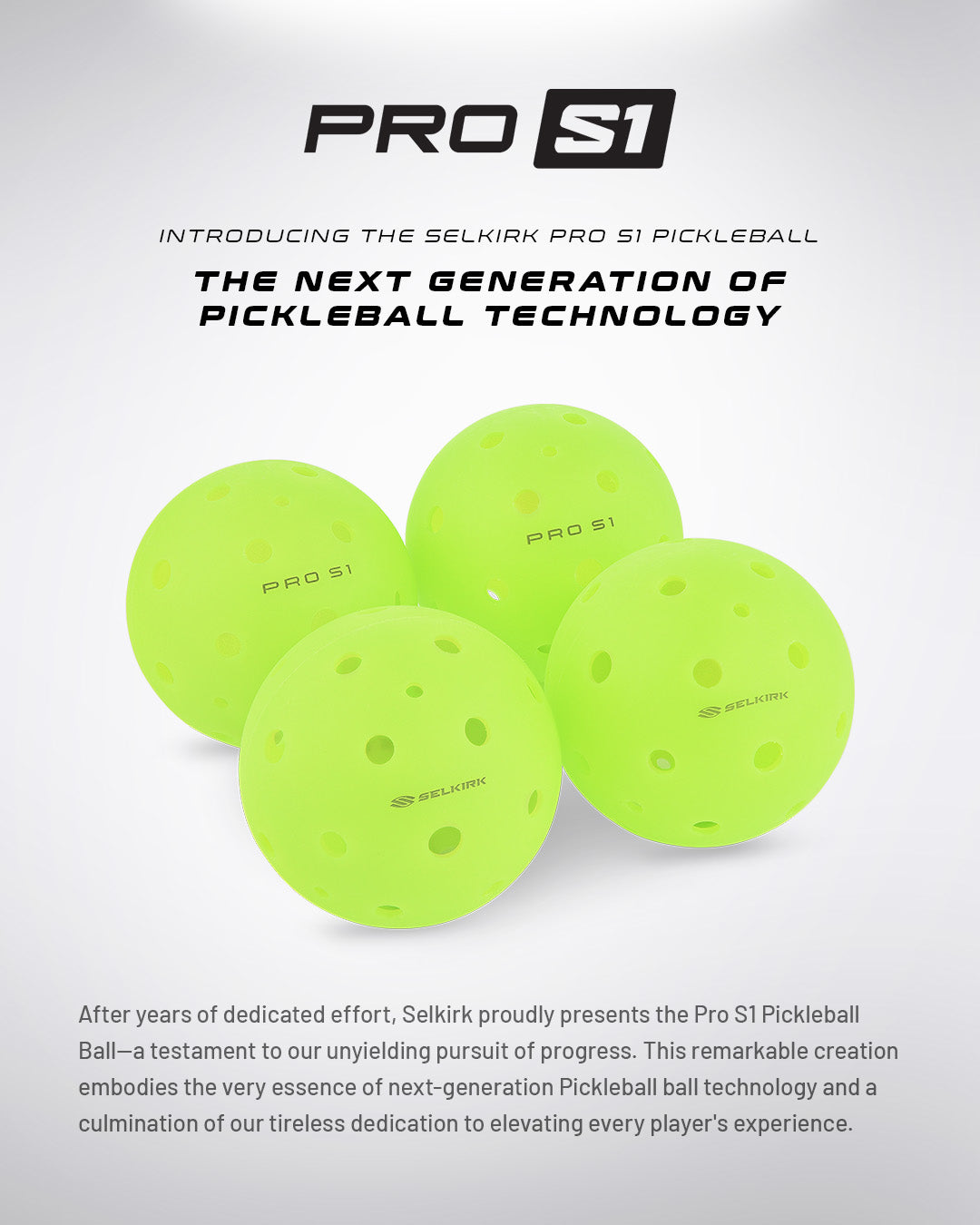 Pro S1 Pickleball - 12 Pack