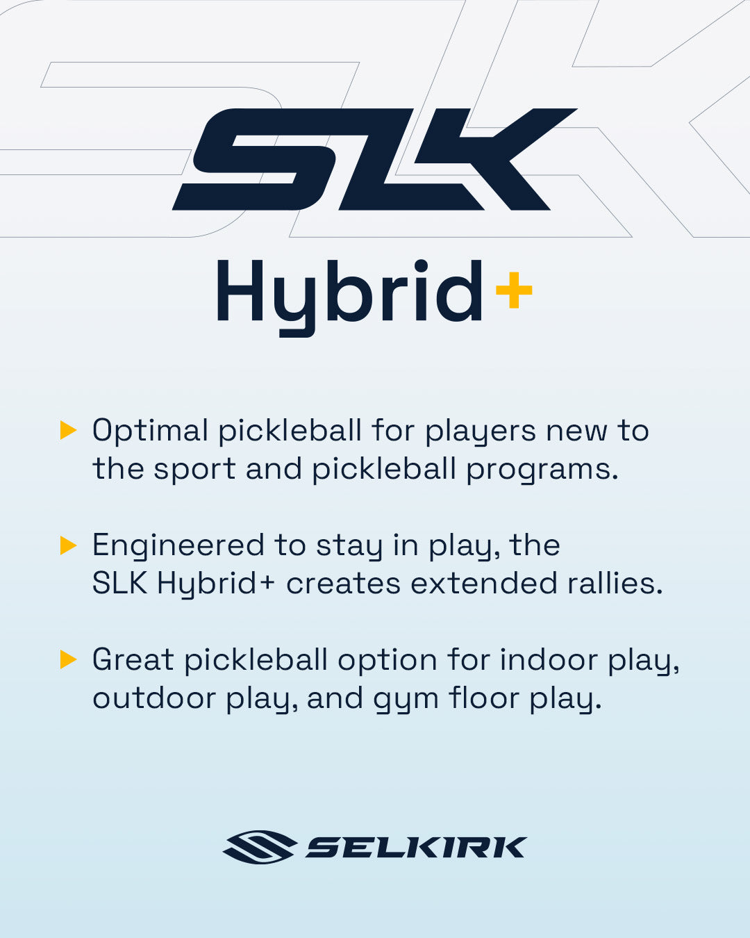 SLK Hybrid+ Pickleball - 100 pack