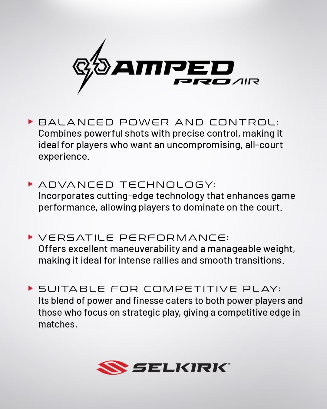 Selkirk AMPED Pro Air - Epic - Pickleball Paddle