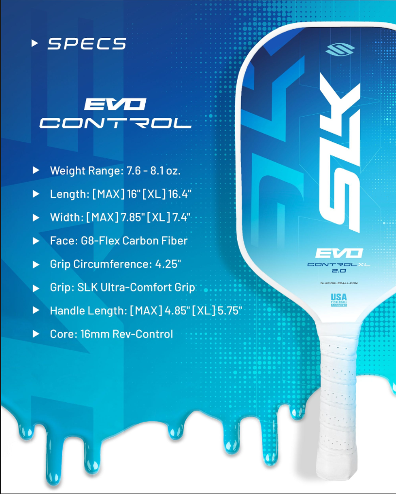 SLK EVO 2.0 - Max - Pickleball Paddle