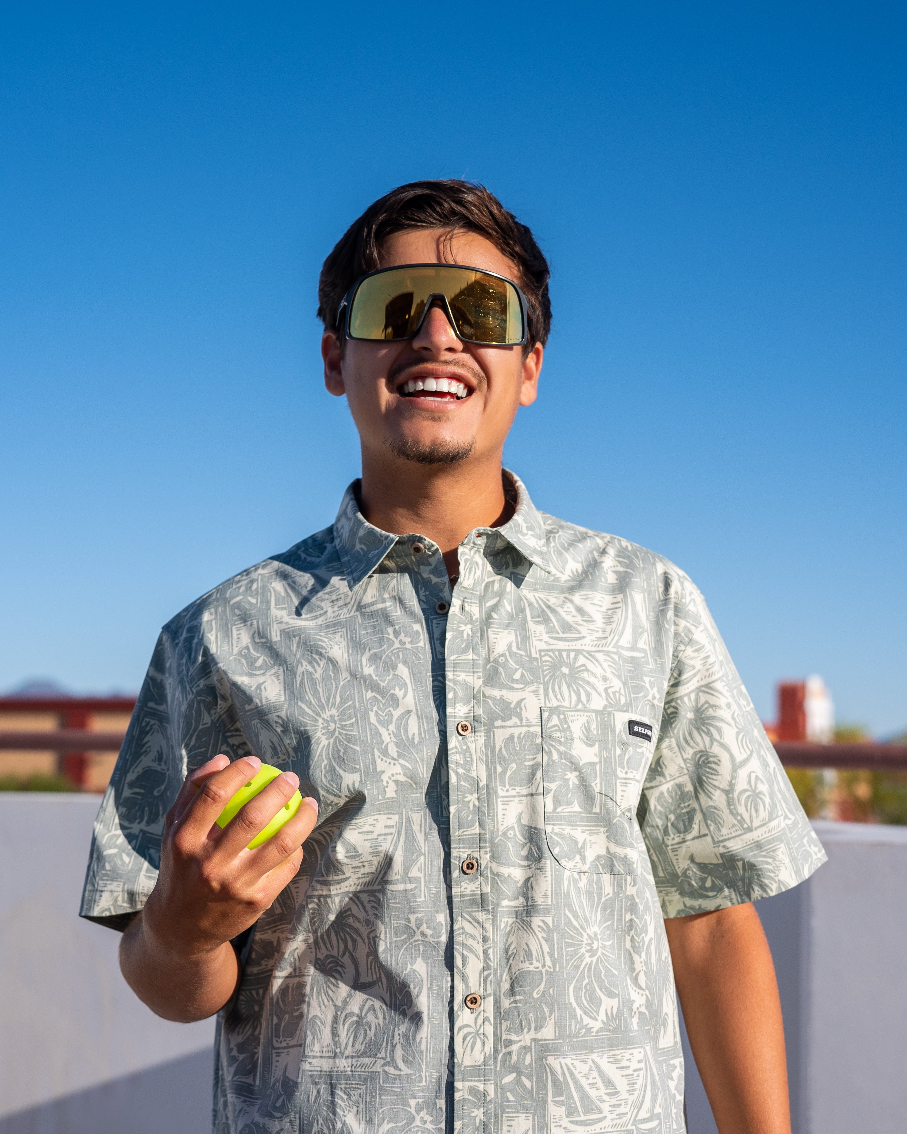 Owen Collection Men's Offshore Short Sleeve Button Down