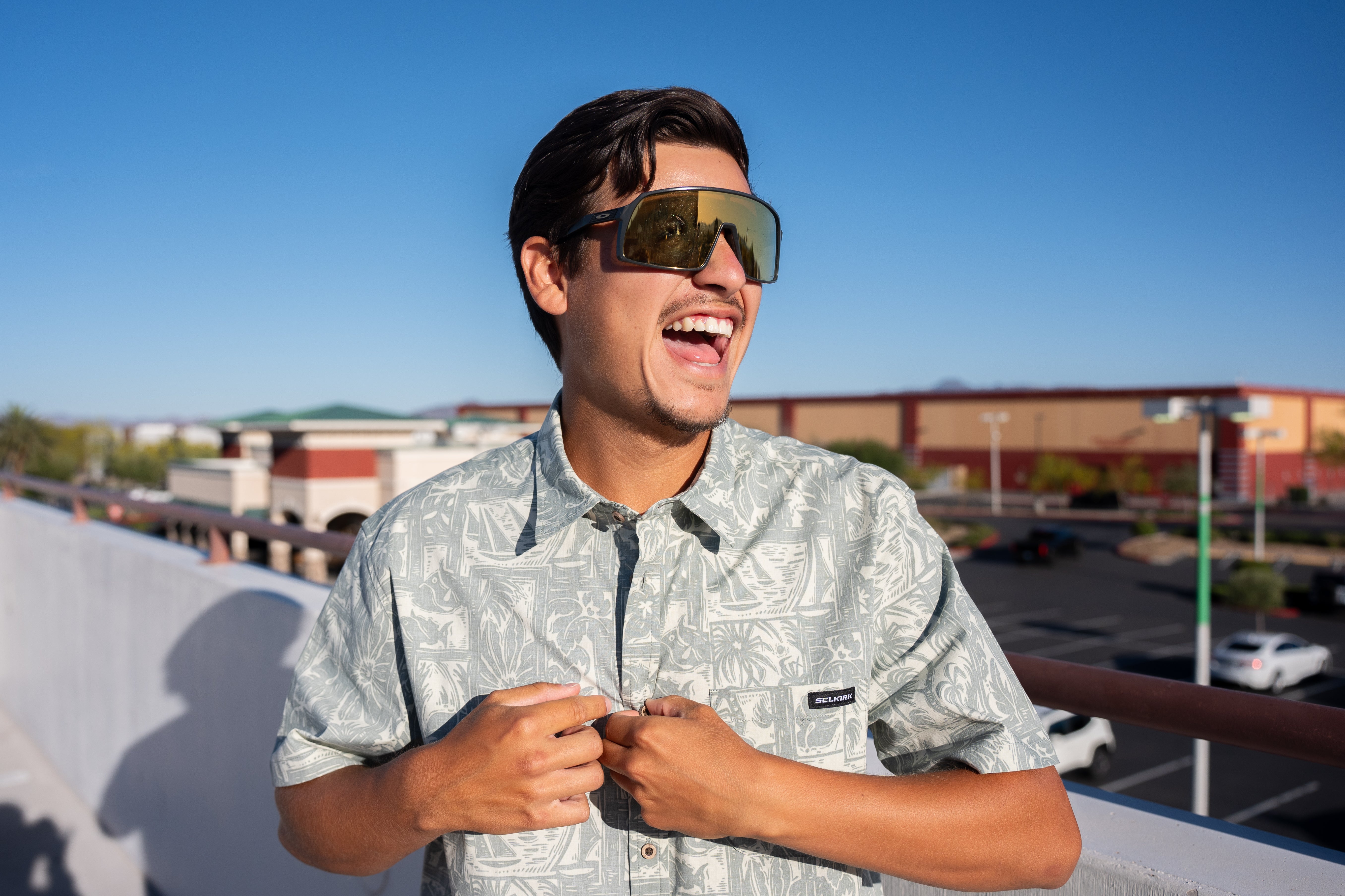 Owen Collection Men's Offshore Short Sleeve Button Down