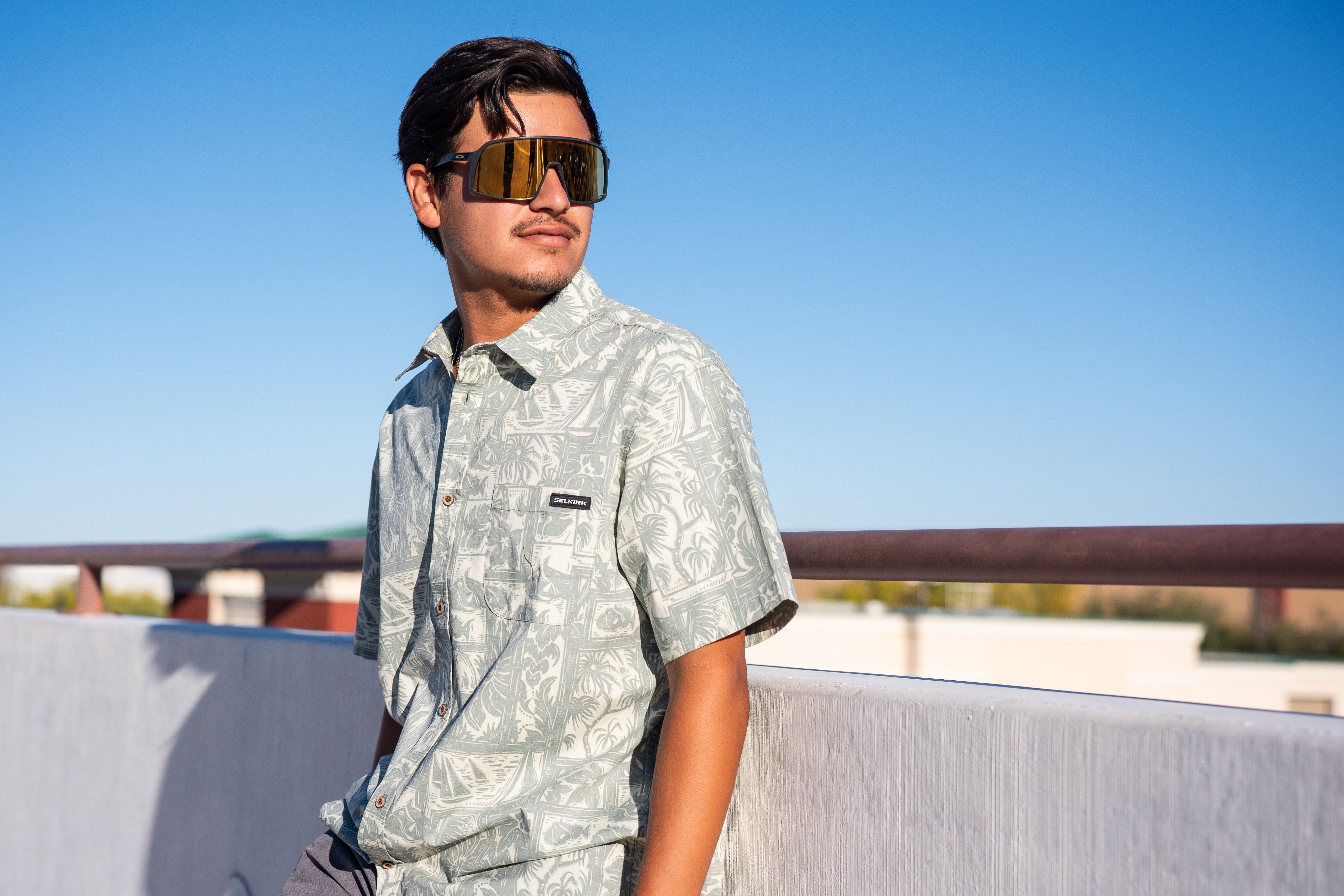 Owen Collection Men's Offshore Short Sleeve Button Down