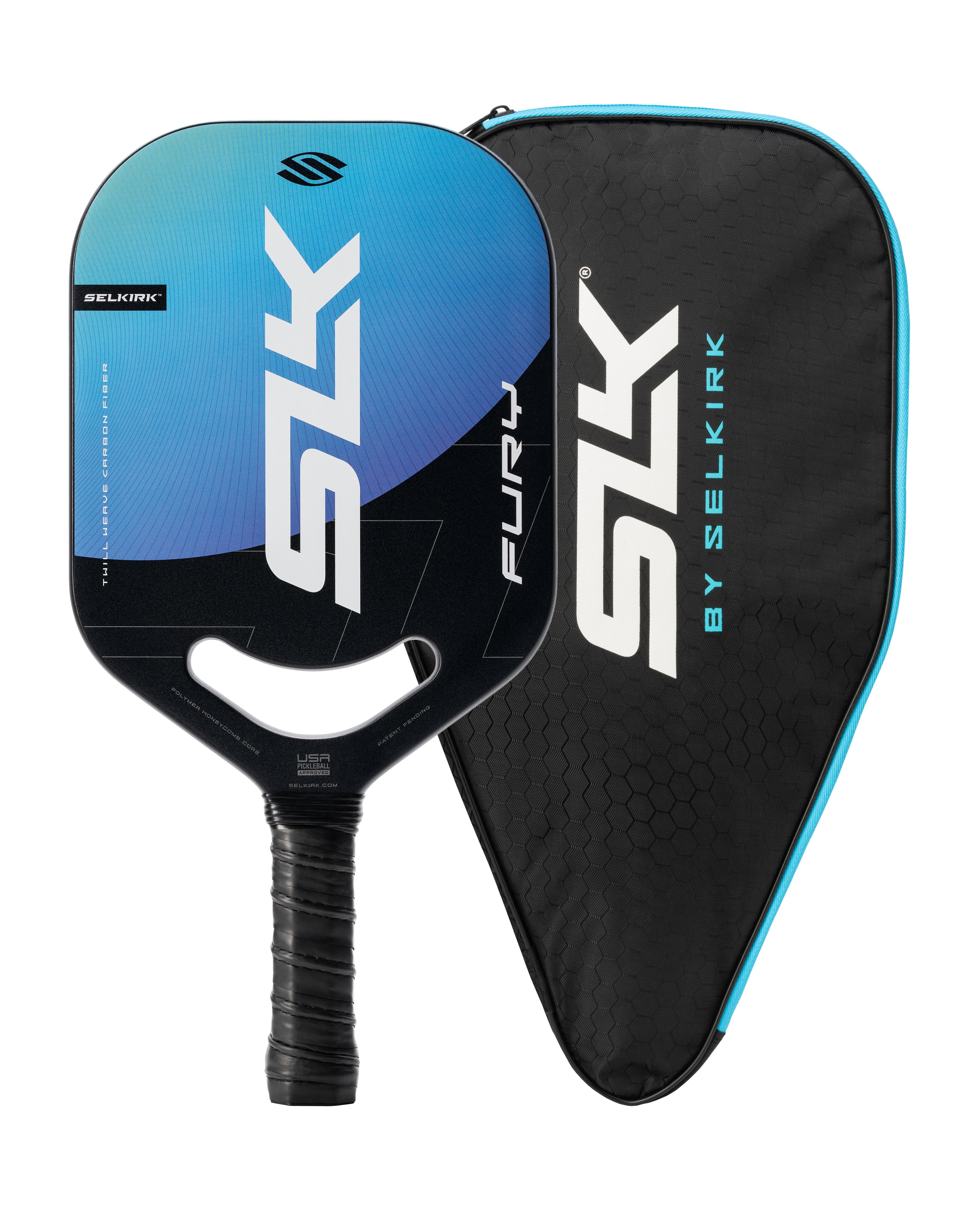 SLK Fury Pickleball Paddle and Case