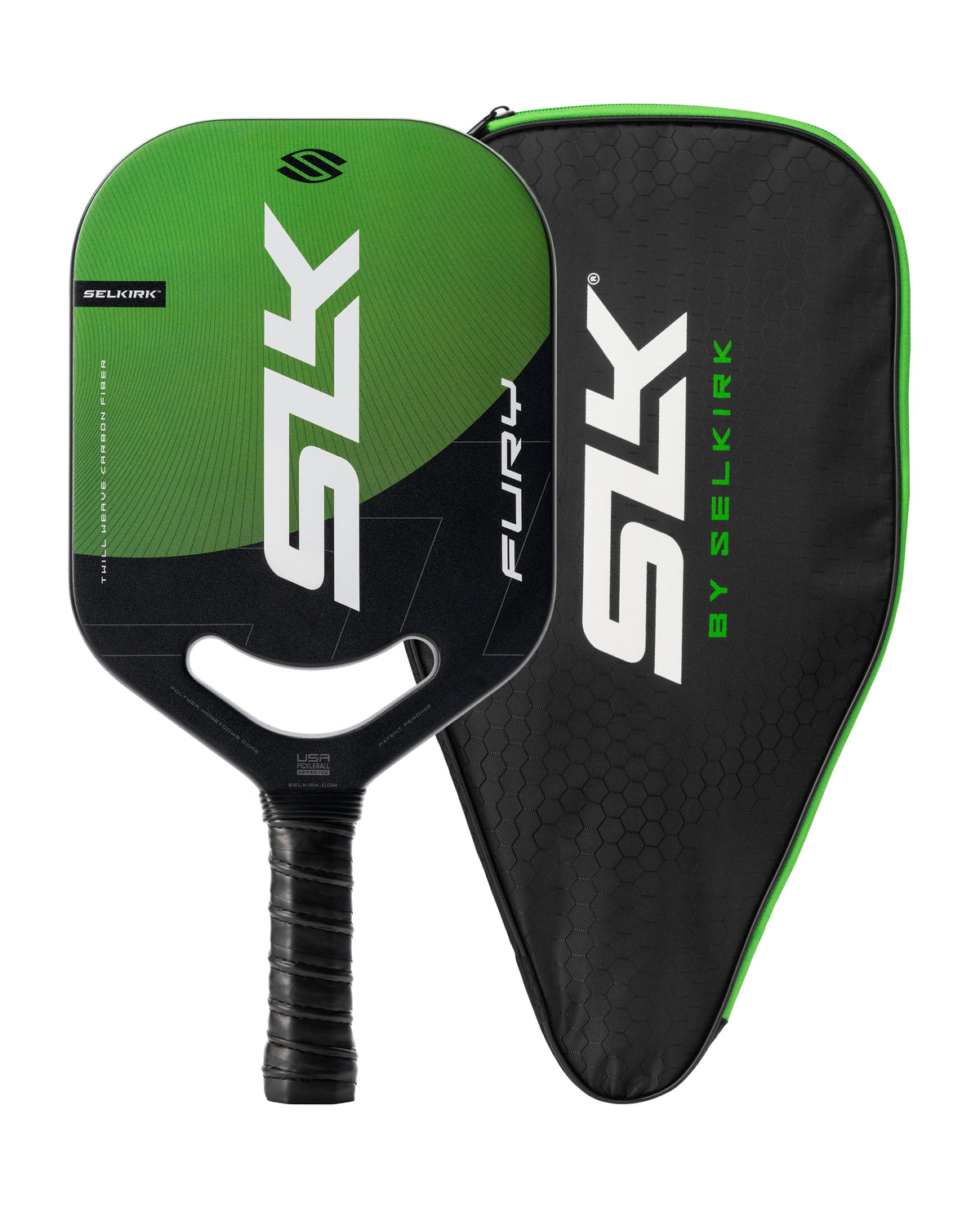 SLK Fury Pickleball Paddle and Case
