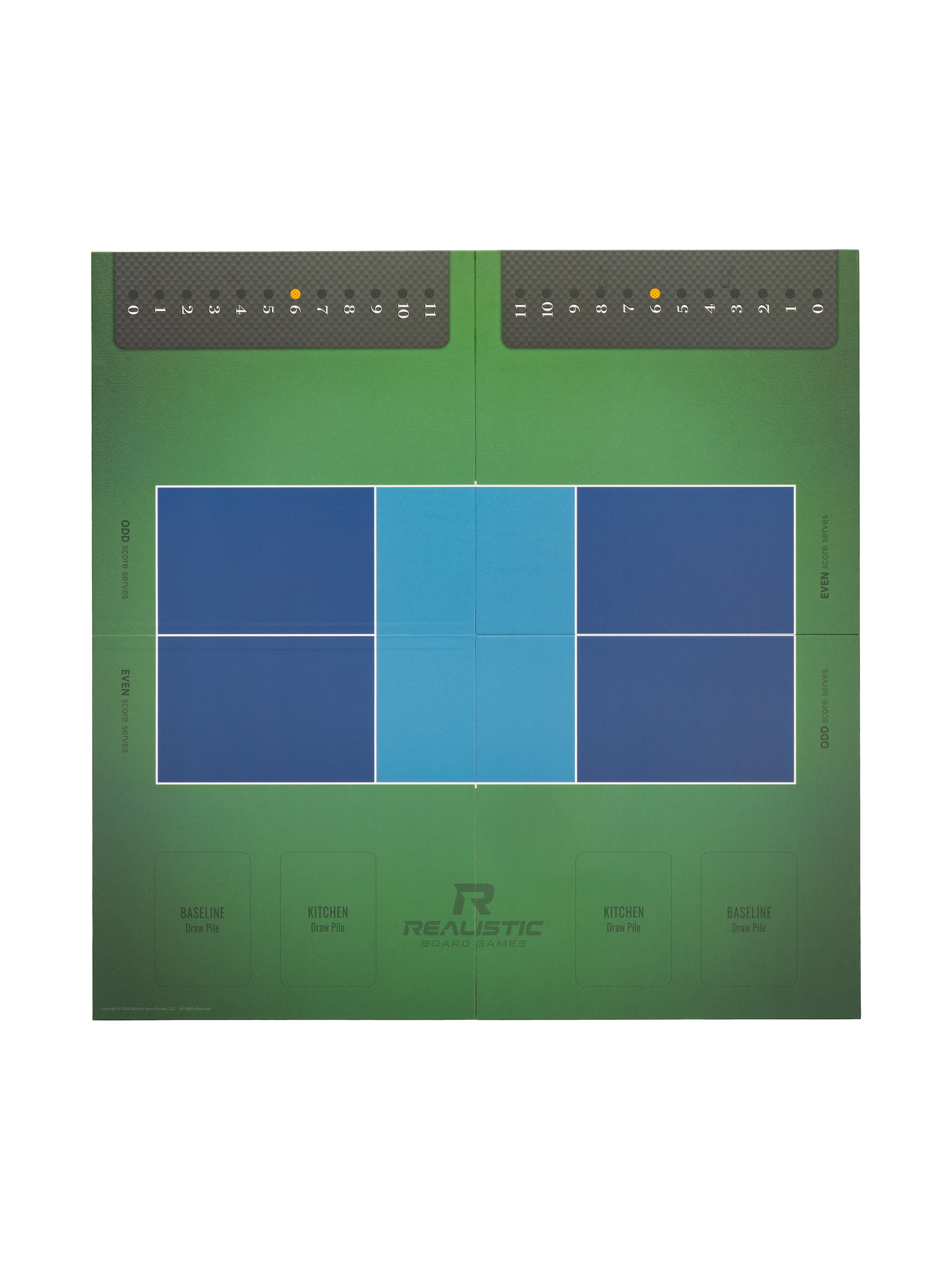 Realistic Pickleball Board Game