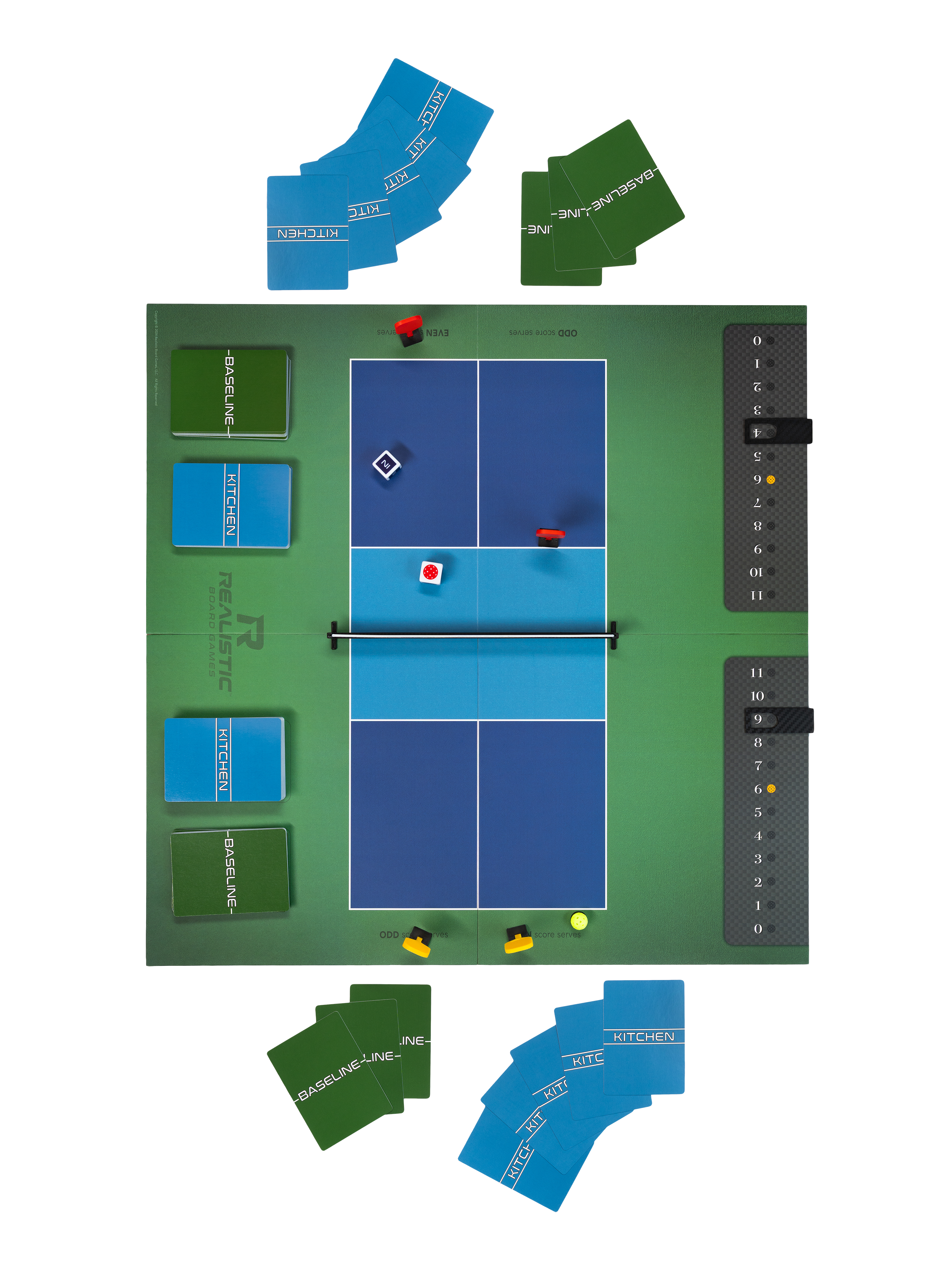 Realistic Pickleball Board Game