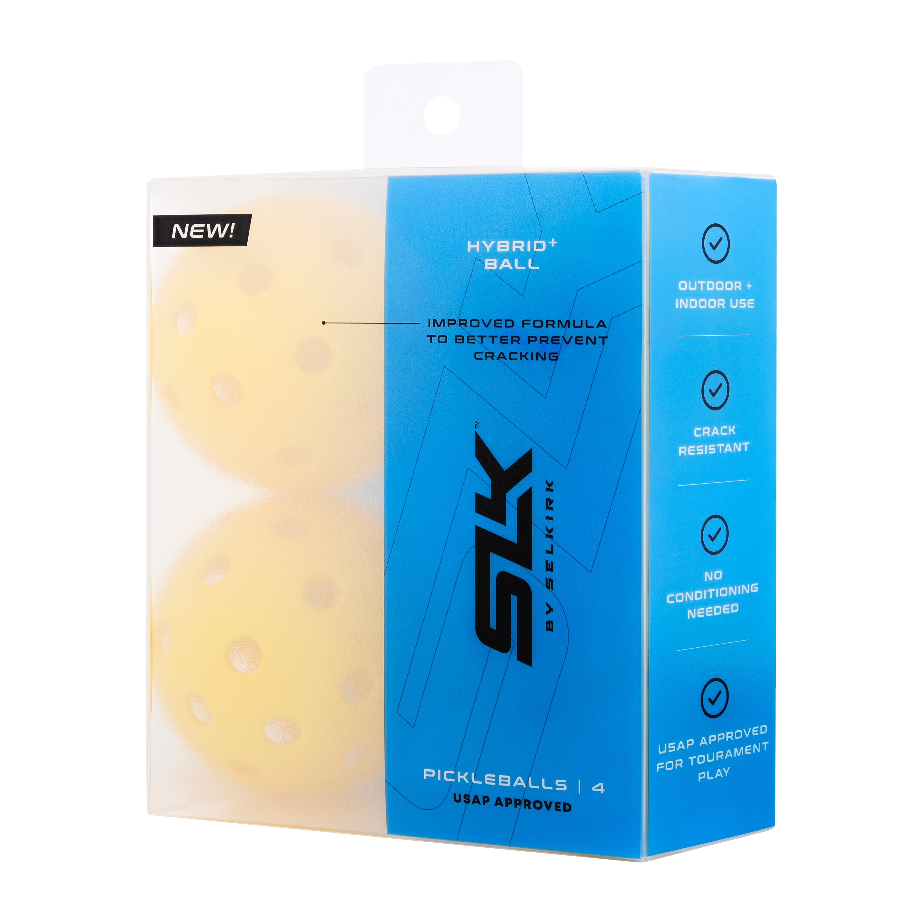 SLK Hybrid+ Pickleball - 4 Pack