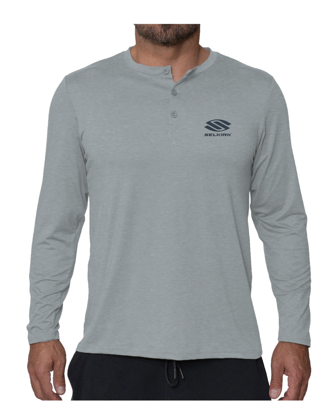 Selkirk Spring Owen Men's Matty Pickleball Henley Shirt