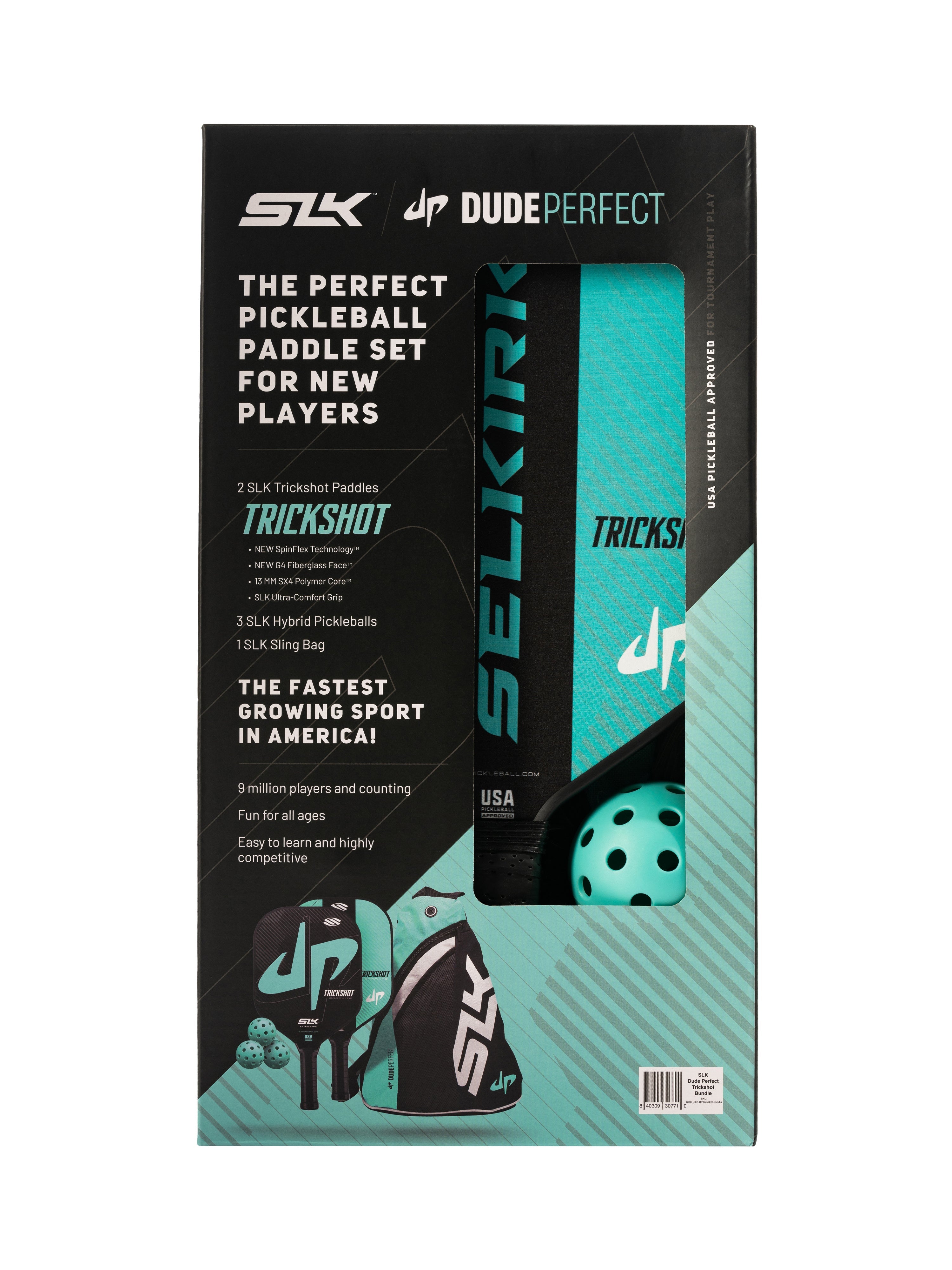 SLK by Selkirk x Dude Perfect - Trickshot Pickleball Bundle