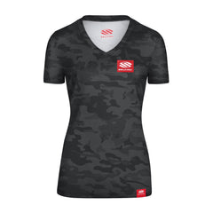 Selkirk Red Label Camo Women's Short Sleeve V-Neck Stretch-Wik Technology