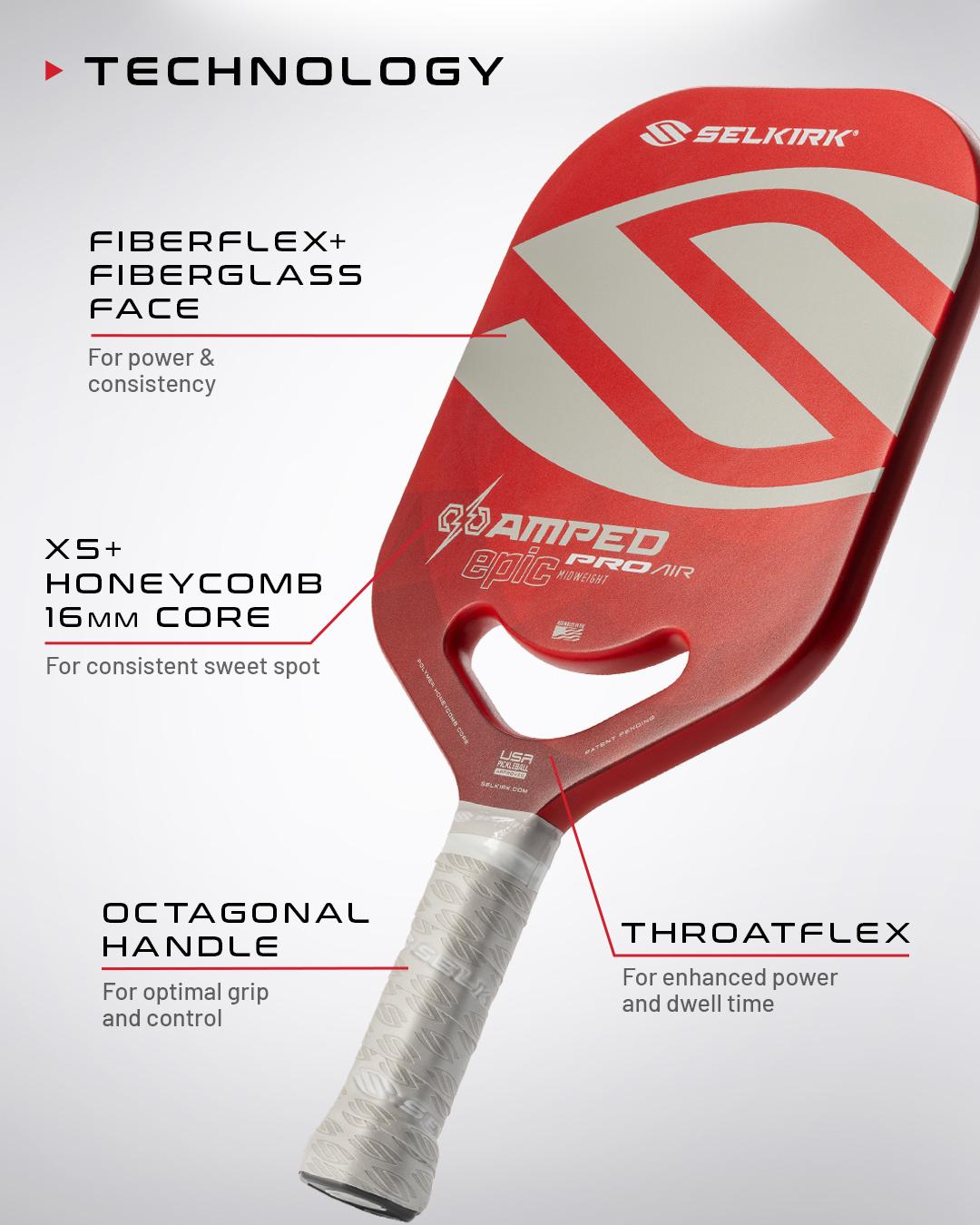 Selkirk AMPED Pro Air - Invikta - Pickleball Paddle
